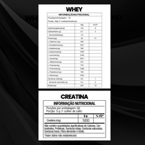 Kit Whey Core 900g + Creatina 150g