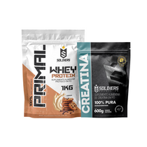Kit Whey Protein Primal 1kg + Creatina Monohidratada 600g