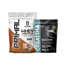 Kit Whey Protein Primal 1kg + Creatina Monohidratada 600g