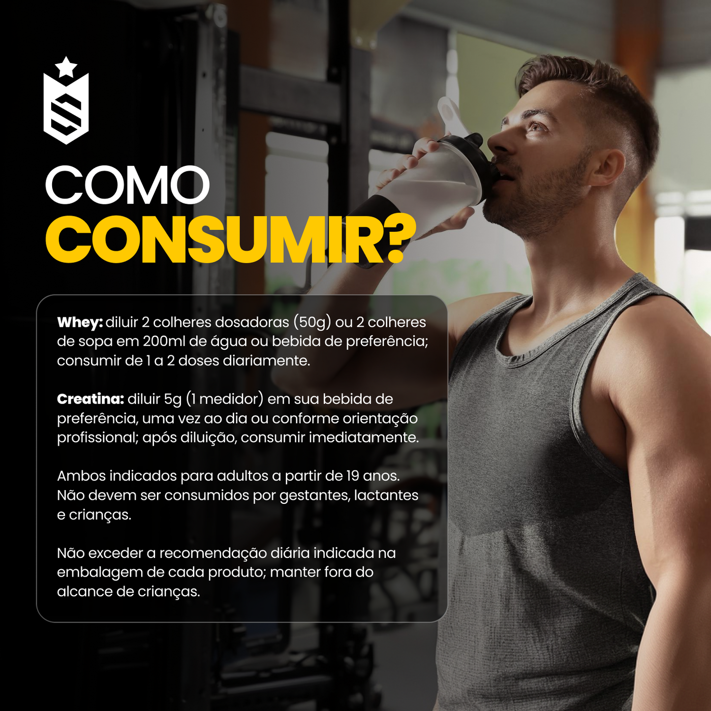 Kit Whey Protein Elite Pro 1kg + Creatina Monohidratada Pote 300g