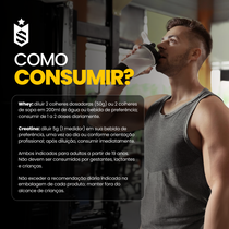Kit Whey Protein Elite Pro 1kg + Creatina Monohidratada Pote 300g