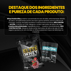 Kit Whey Protein Elite Pro 1kg + Creatina Monohidratada Pote 300g 5
