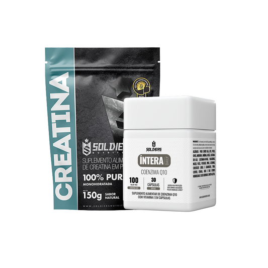 Kit Creatina 150g + Coenzima Q10 30 Cáps