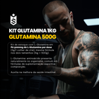 Kit Glutamina 1kg + Glutamina 500g 2