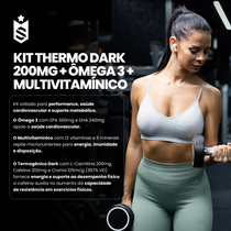 Kit Thermo Dark + Ômega 3 + Multivitamínico - 60 Cáps