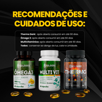 Kit Thermo Dark + Ômega 3 + Multivitamínico - 60 Cáps