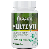 Multivitamínico 12 Vitaminas e 5 Minerais - 60 Cáps