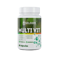 Multivitamínico 12 Vitaminas e 5 Minerais - 60 Cáps