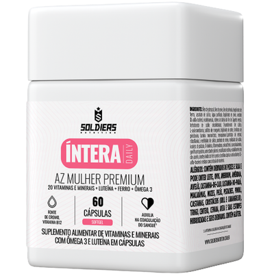 Multivitamínico AZ Mulher Premium 60 Cáps - Íntera Daily