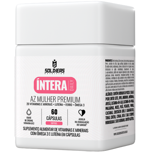 Multivitamínico AZ Mulher Premium 60 Cáps - Íntera Daily