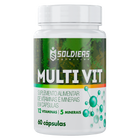 Multivitamínico 12 Vitaminas e 5 Minerais - 60 Cáps 1