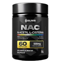 NAC N-Acetil L-Cisteína Selênio + Molibdênio 60 Caps - Soldiers Nutrition