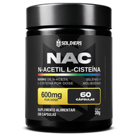 NAC N-Acetil L-Cisteína Selênio + Molibdênio 60 Cáps