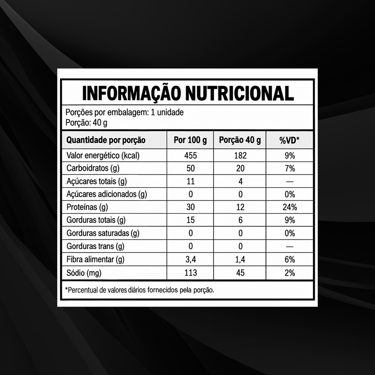 Barra de Proteína Protein Bar 40g