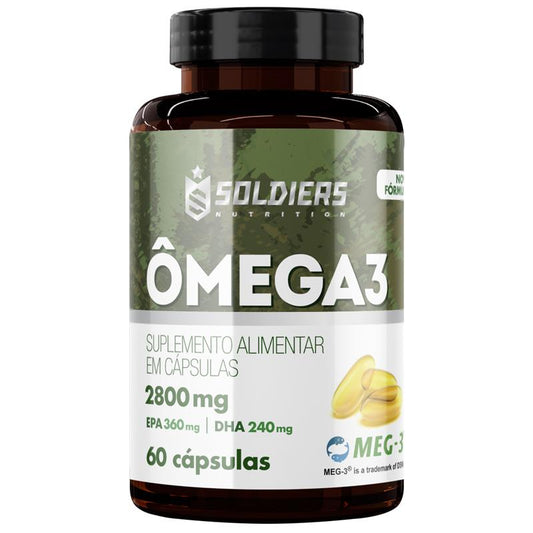 Ômega 3 60 Caps - 2800mg - Soldiers Nutrition