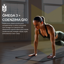Ômega 3 + Coenzima Q10 - 60 Cáps - Íntera Daily