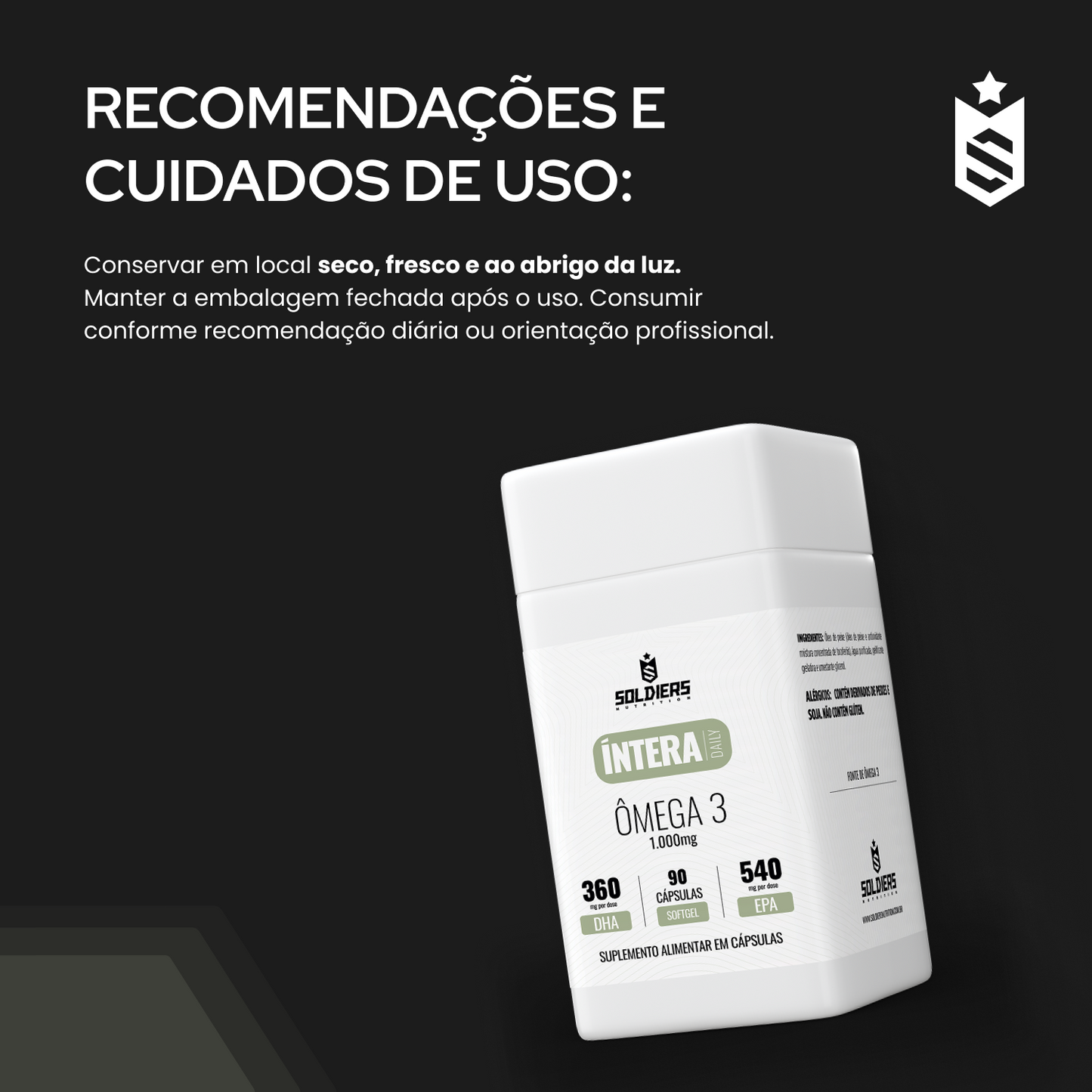 Ômega 3 90 Cáps - Íntera Daily