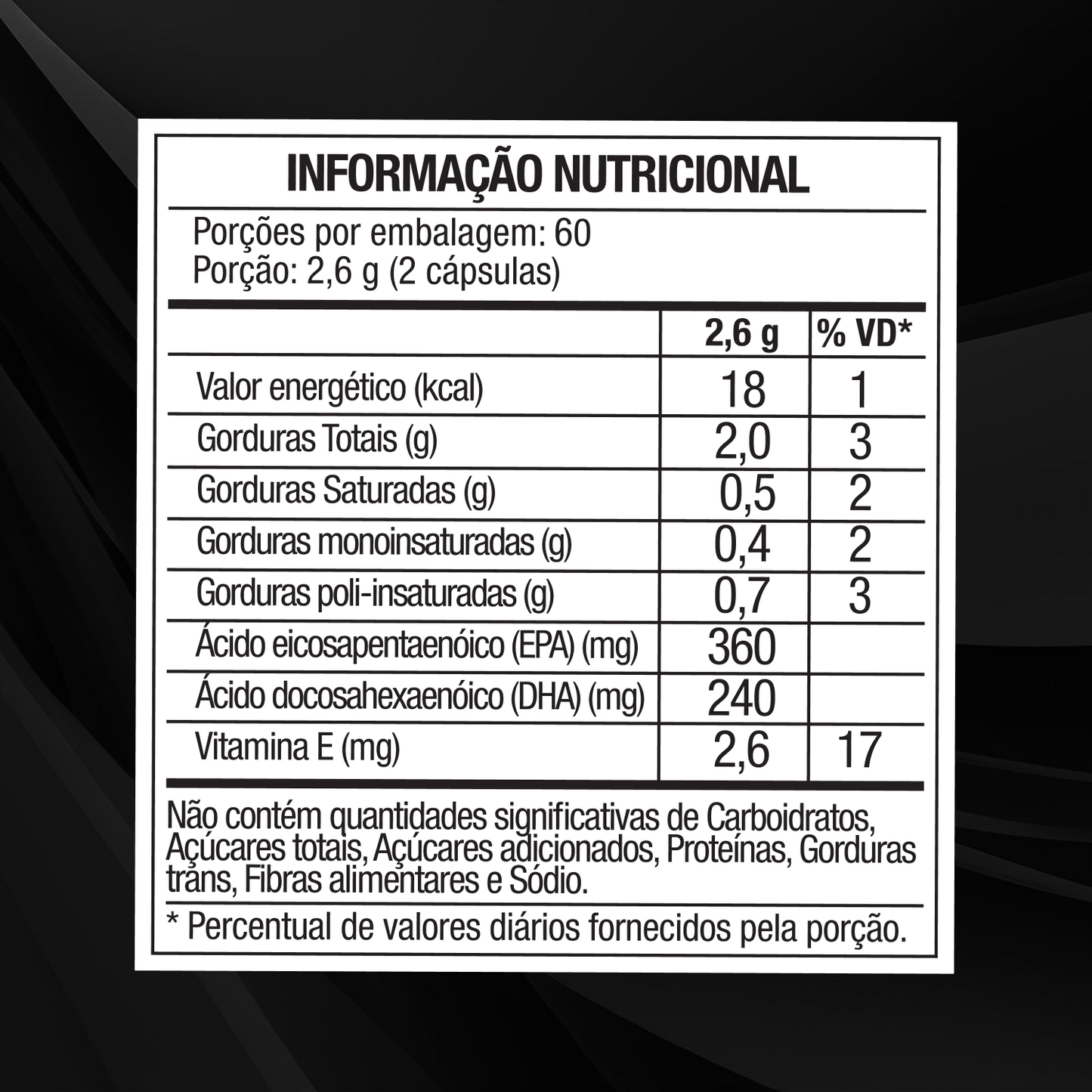 Ômega 3 2800mg - 60 Cáps