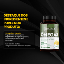 Ômega 3 2800mg - 60 Cáps
