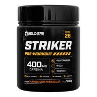 Pré-Treino Striker - 300g - 20 Doses - 400mg Cafeína