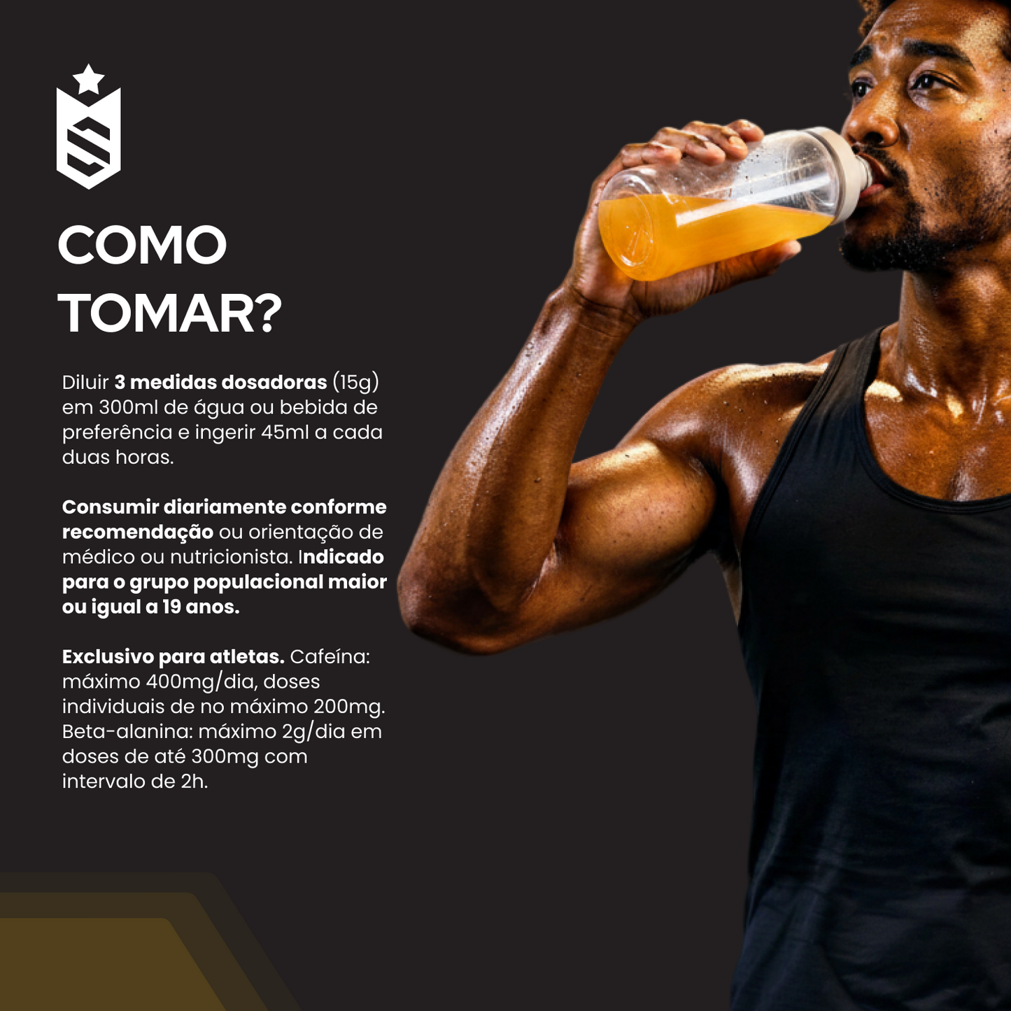 Pré-Treino Striker 300g Suplemento Alimentar em Pó 400mg Cafeína 20 Doses - Soldiers Nutrition