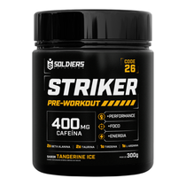Pré-Treino Striker - 300g - 20 Doses - 400mg Cafeína