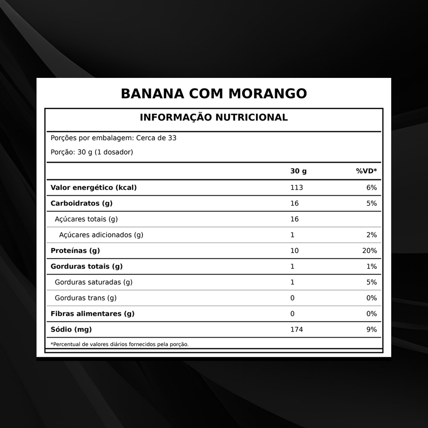 Whey Protein Primal 1Kg - Banana com Morango