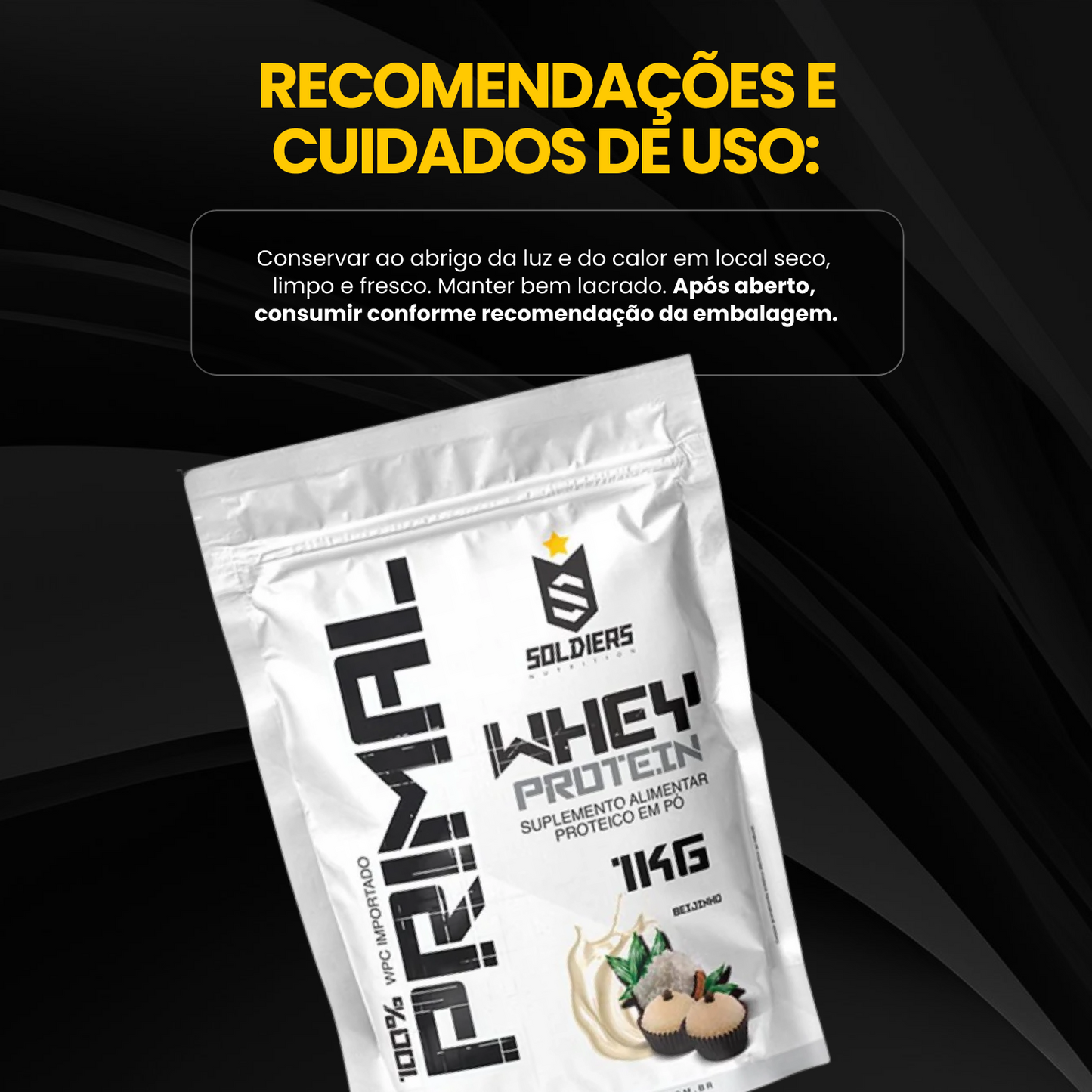 Whey Protein Primal 1Kg - Beijinho