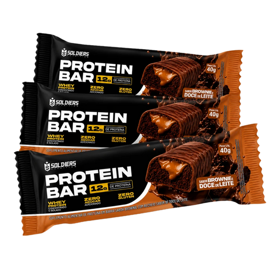 Barra de Proteína Protein Bar 40g - Kit c/03un