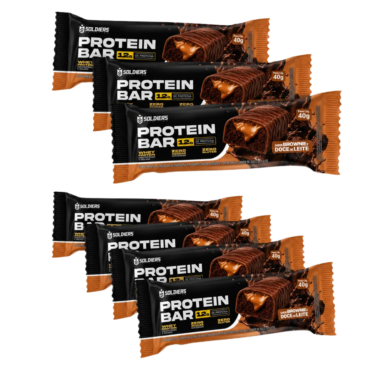 Barra de Proteína Protein Bar 40g - Kit c/06un