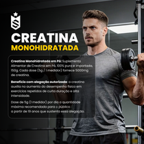 Creatina Monohidratada 100% Pura - 150g