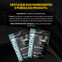 Creatina Monohidratada 100% Pura - 150g