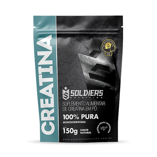 Creatina Monohidratada 150g - 100% Pura Importada - Soldiers Nutrition