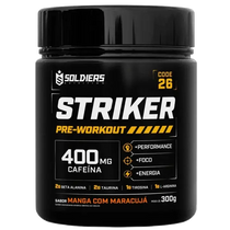 Pré-Treino Striker Cafeína 400mg - 300g