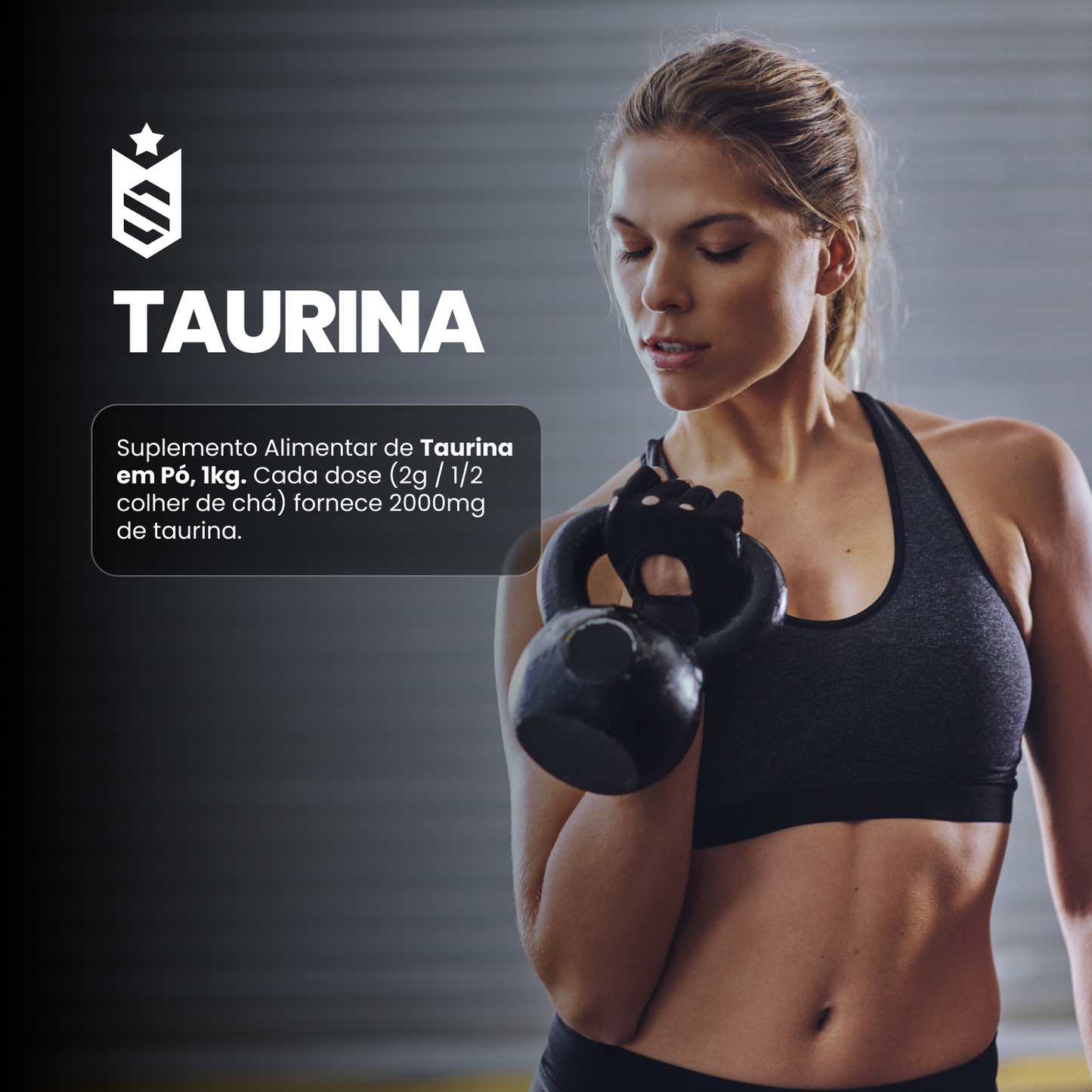 Taurina 100% Pura - 1Kg