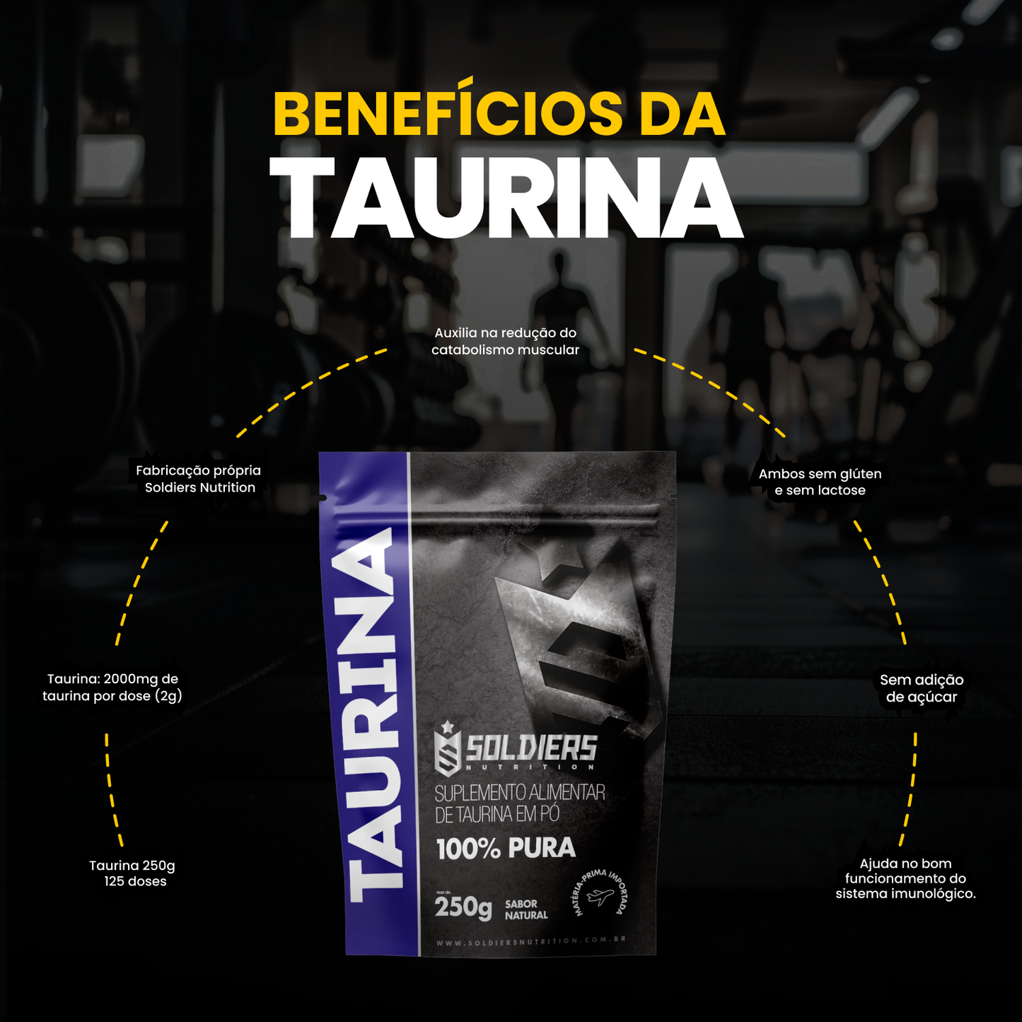 Taurina 100% Pura