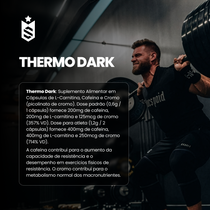 Thermo Dark Soldier Cafeína 200mg - 60 Cáps