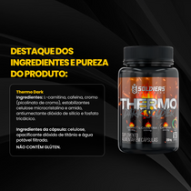 Thermo Dark Soldier Cafeína 200mg - 60 Cáps