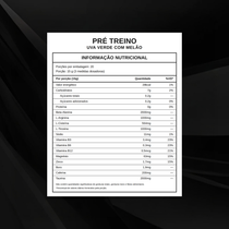 Pré-Treino Evolution Pré Workout 300g - Uva Verde com Melão