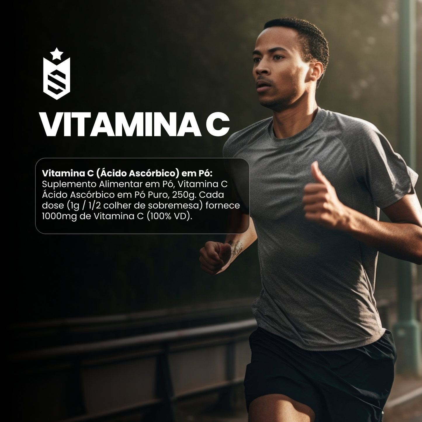 Vitamina C em Pó 1000mg - 250g