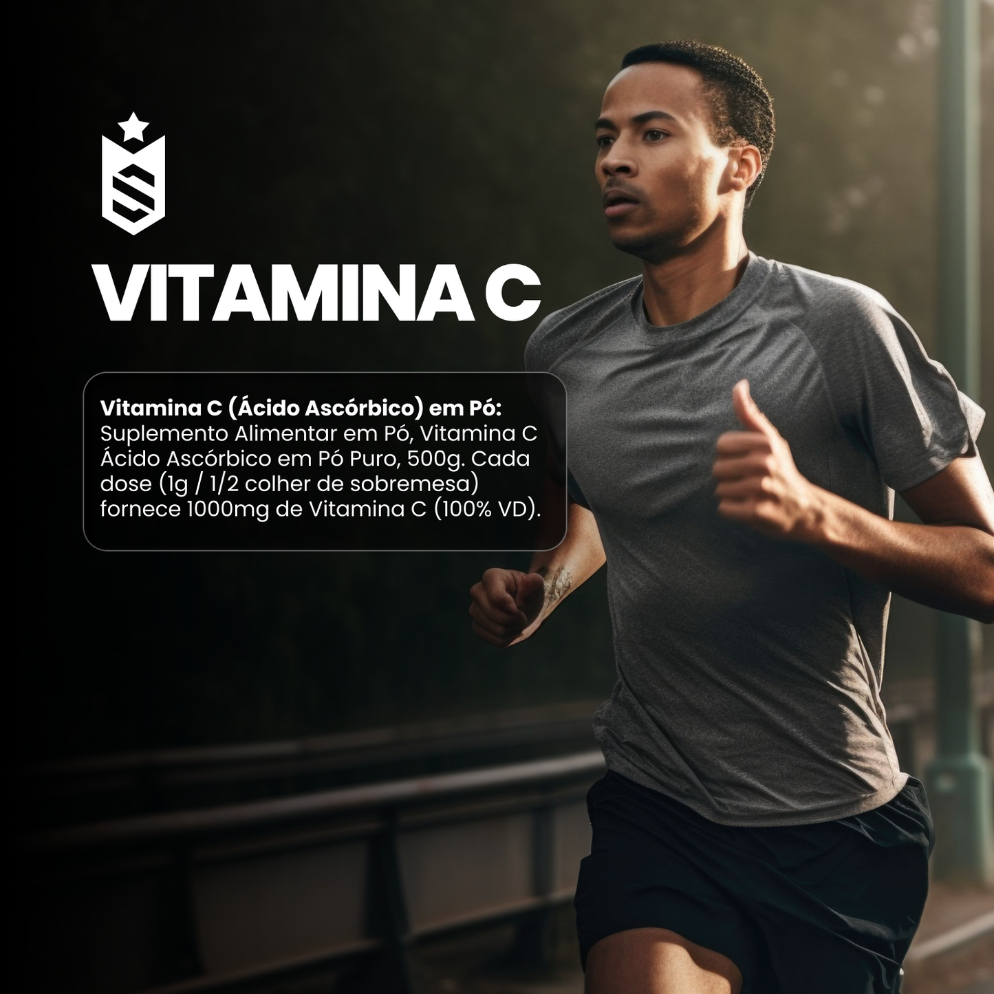 Vitamina C em Pó 1000mg - 500g
