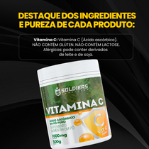 Vitamina C em Pó 1000mg - 500g