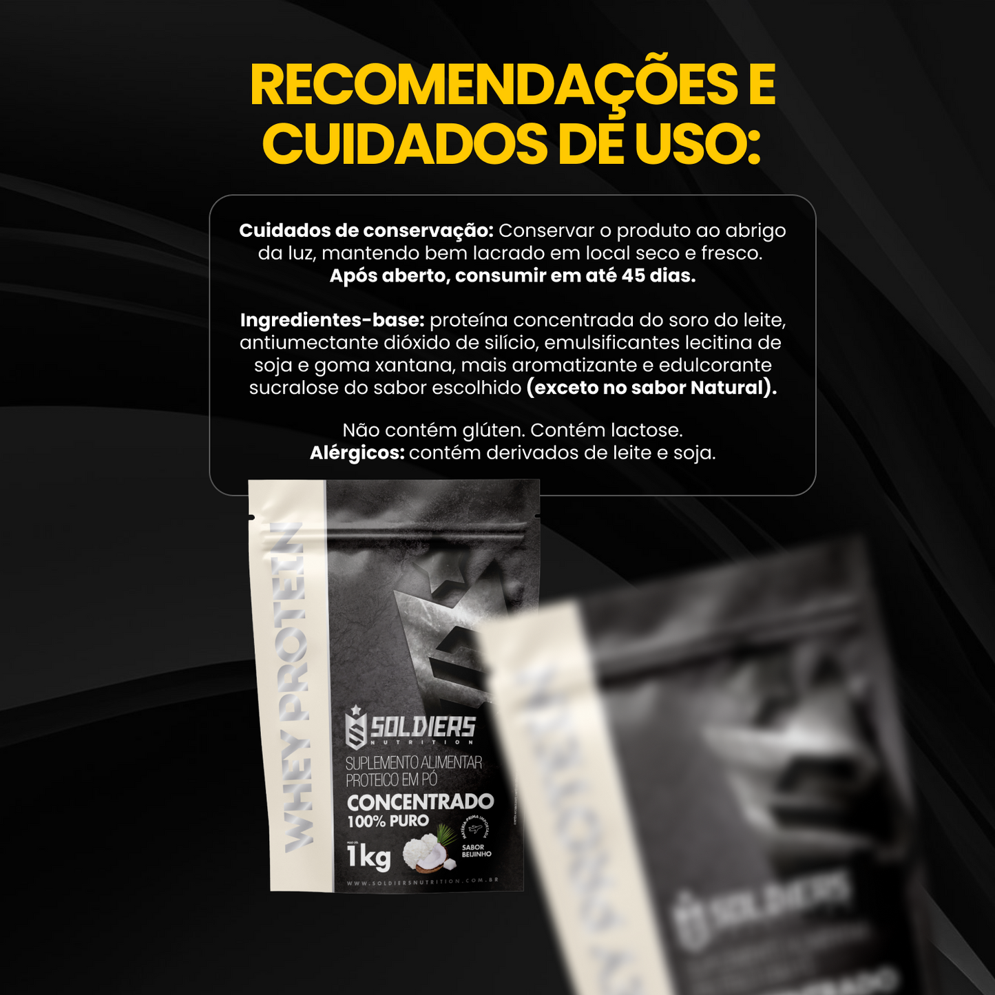 Whey Protein Concentrado 1kg - Beijinho