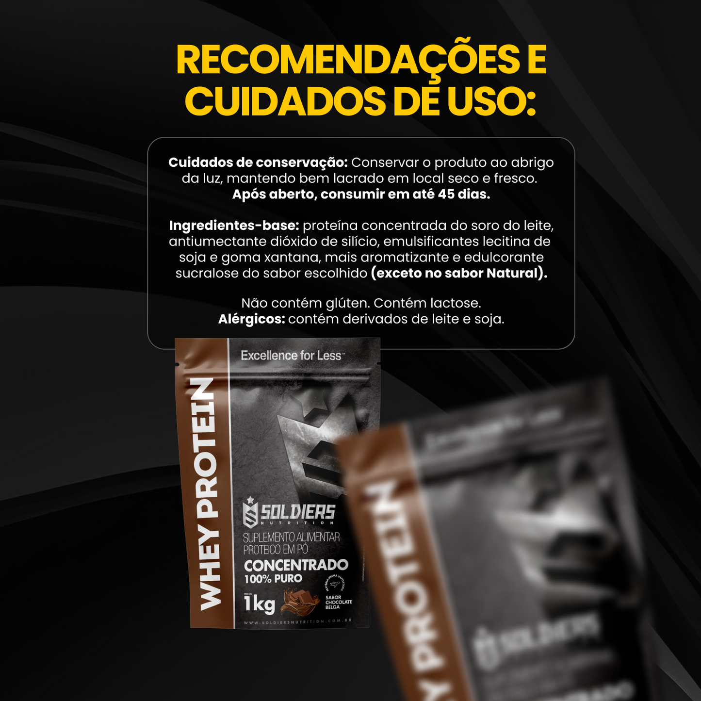 Whey Protein Concentrado 1kg - Chocolate Belga