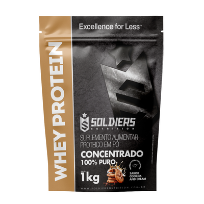Whey Protein Concentrado 1kg - Cookies