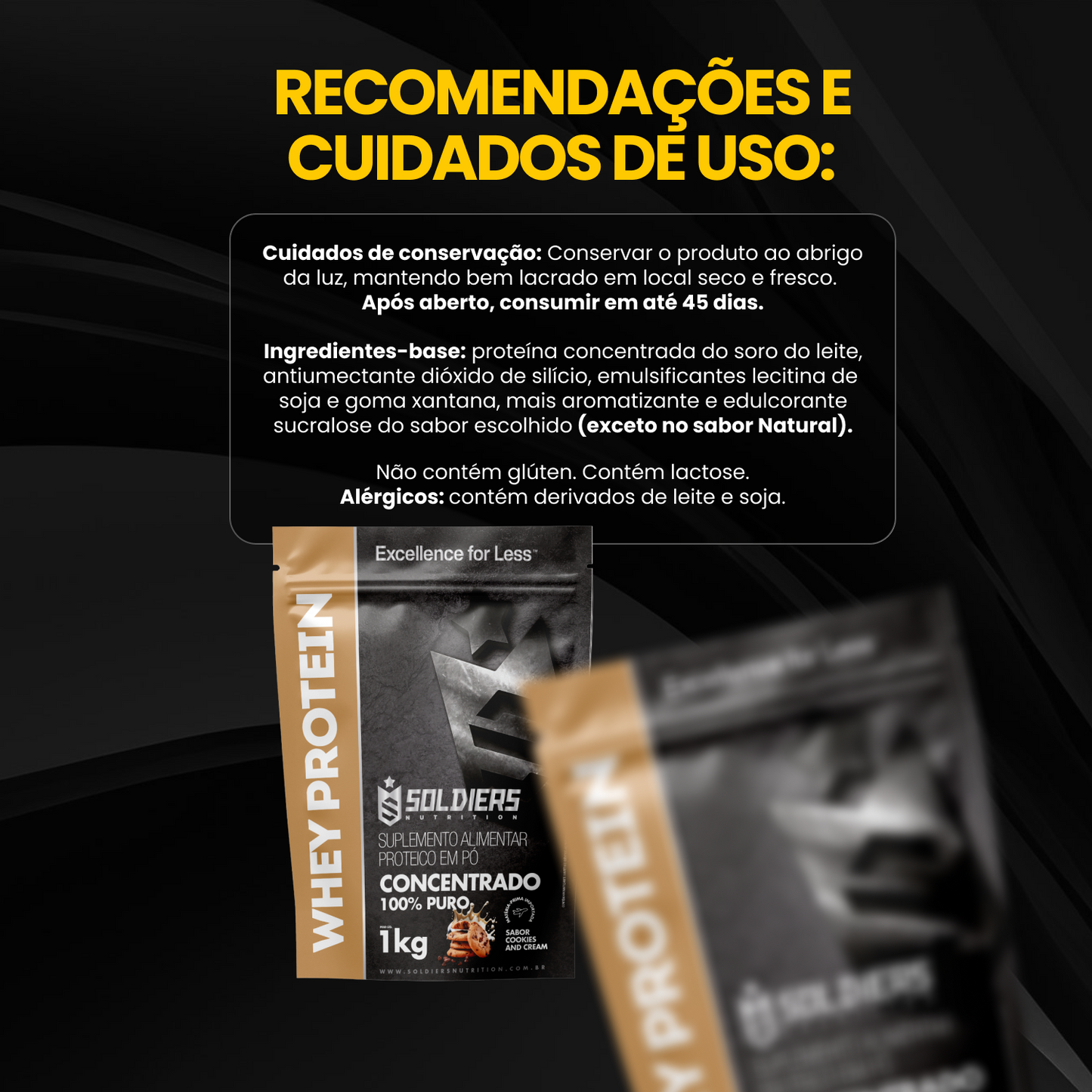 Whey Protein Concentrado 1kg - Cookies