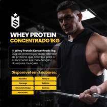 Whey Protein Concentrado 1kg - Natural