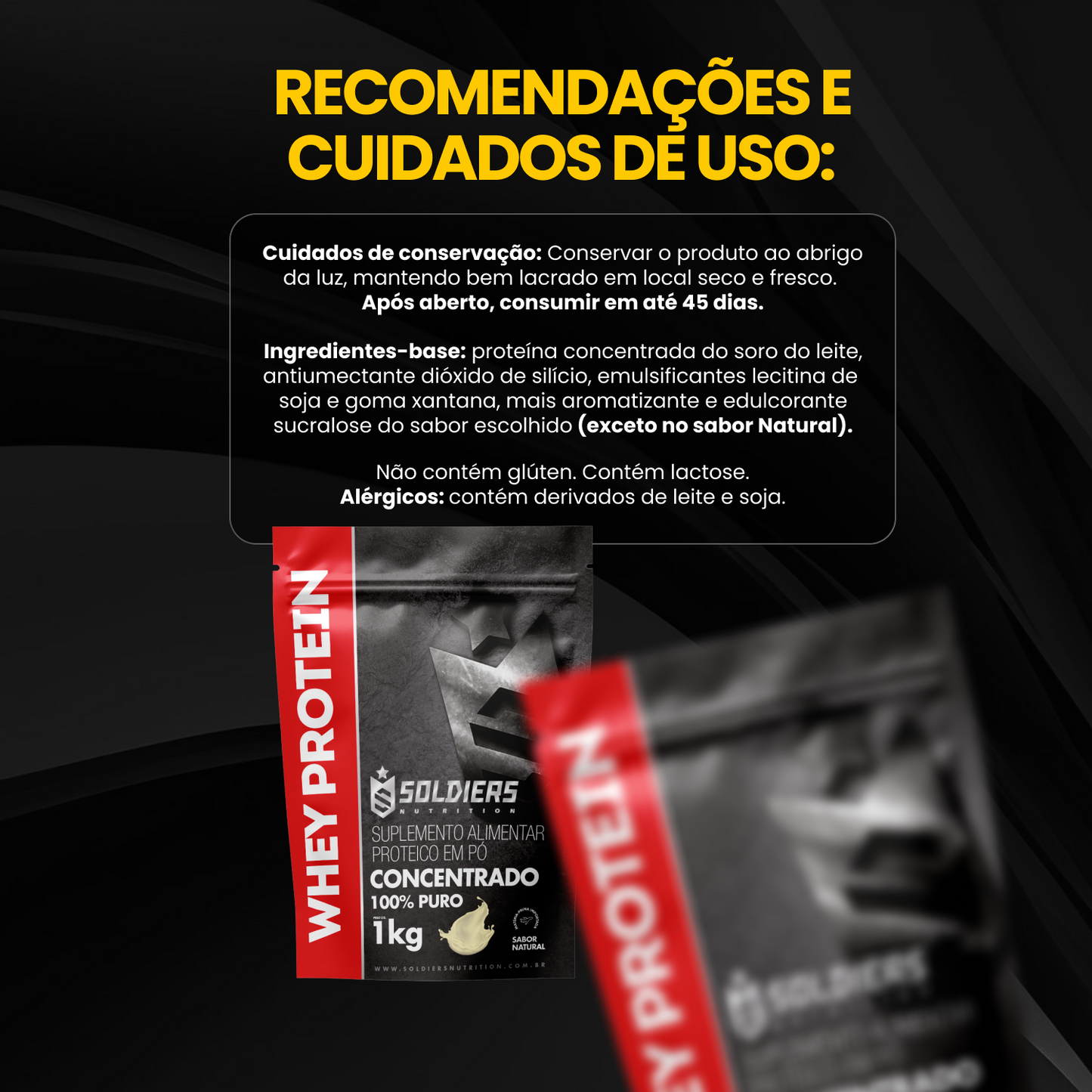 Whey Protein Concentrado 1kg - Natural