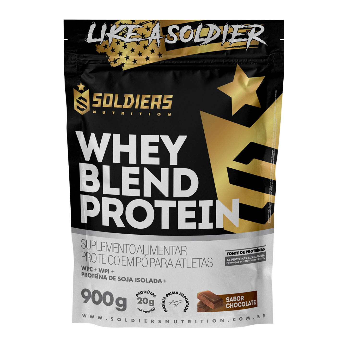 Whey Protein Blend Concentrado/Isolado - 900g