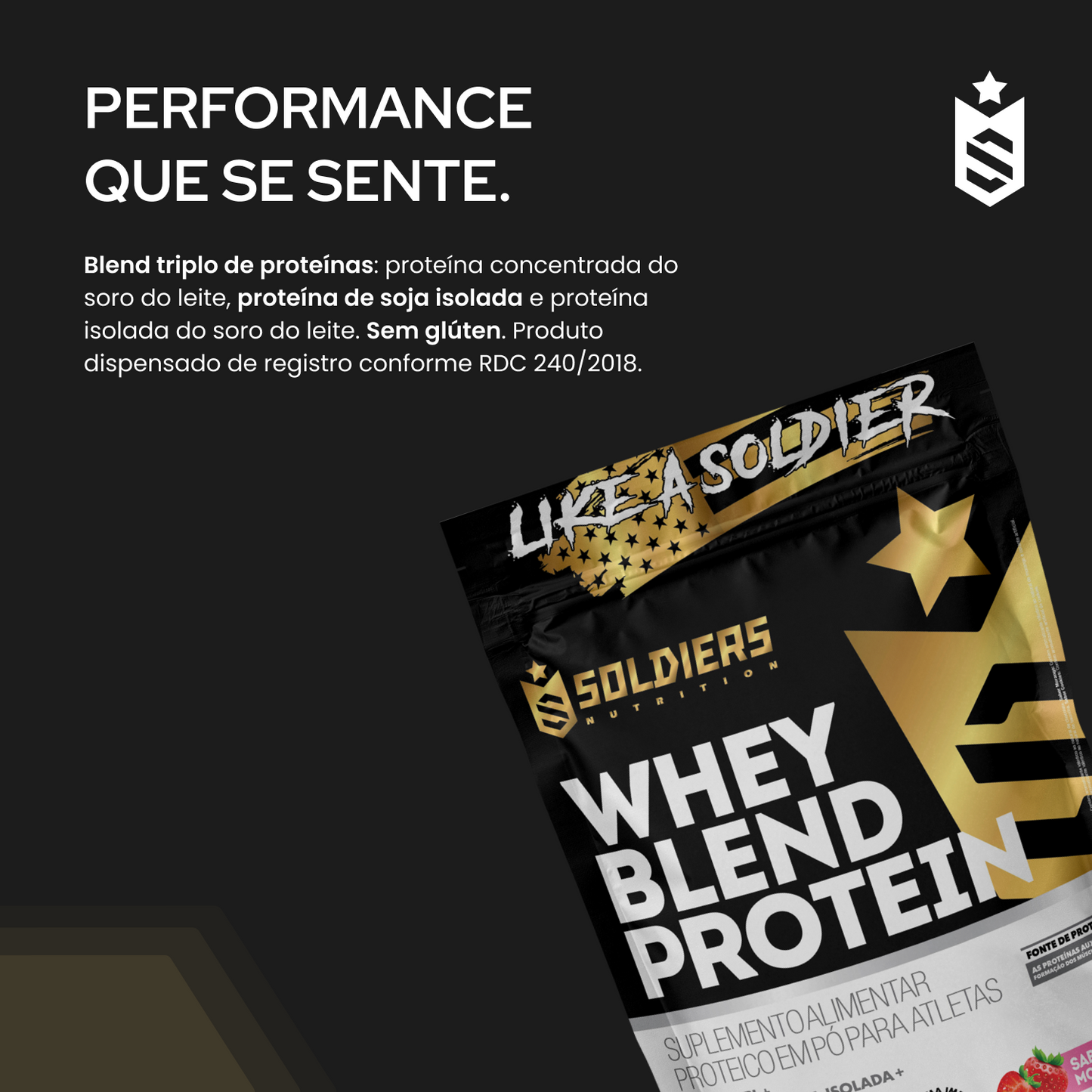 Whey Protein Blend Concentrado/Isolado - 900g